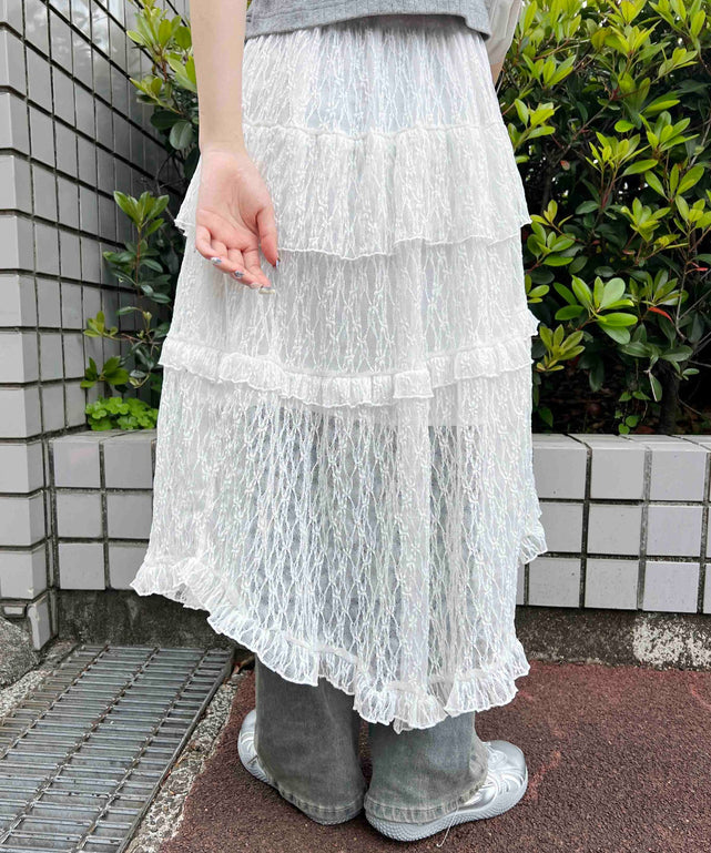 ホワイト モデル：160㎝ F着用