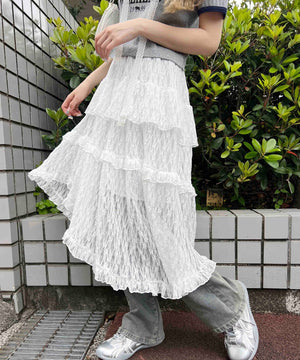 ホワイト モデル：160㎝ F着用