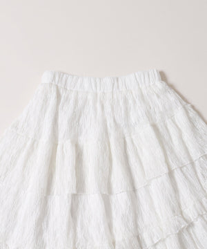 アシメデザインレーススカート