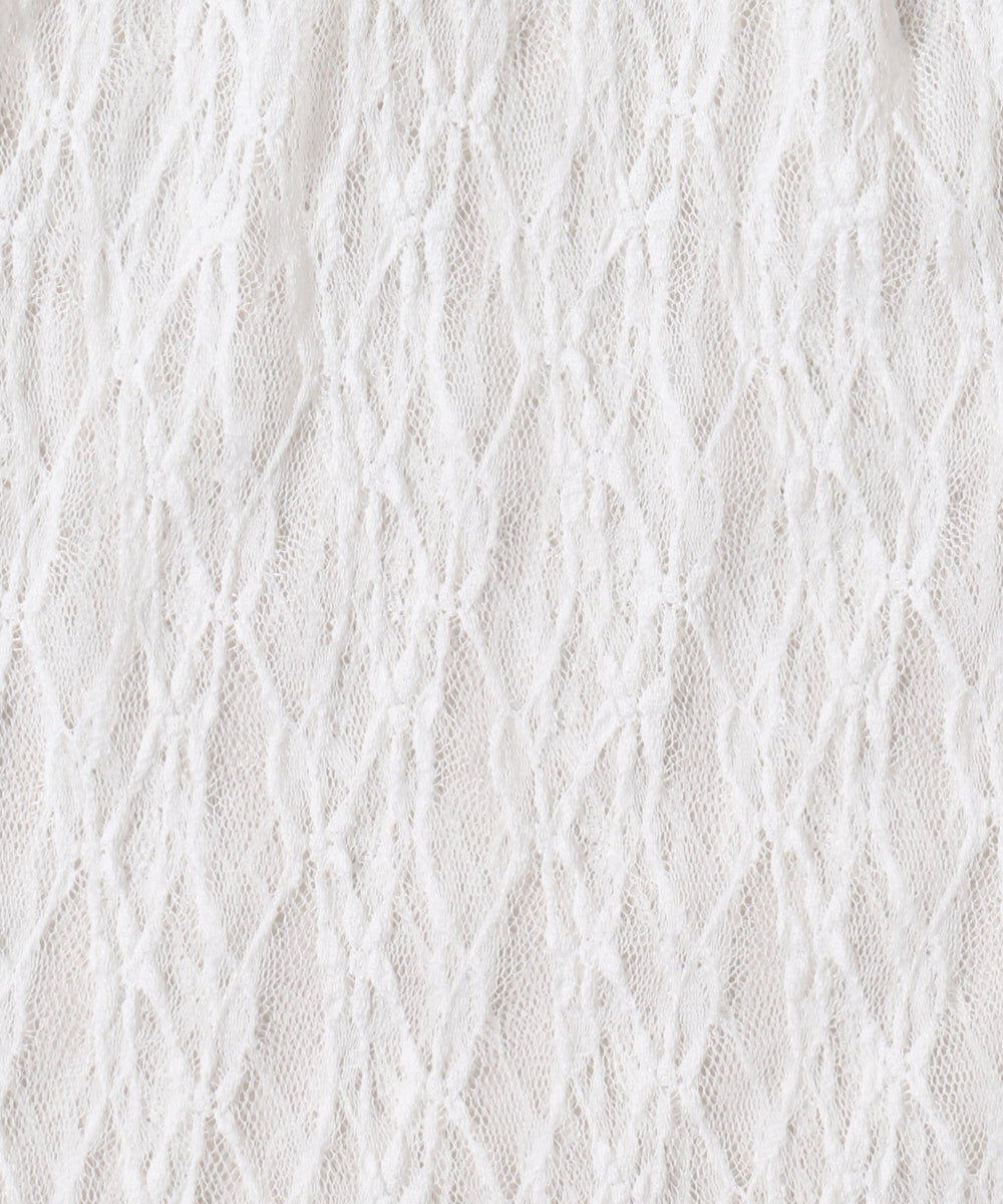 アシメデザインレーススカート