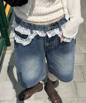 デニム中濃 モデル：160㎝ F着用