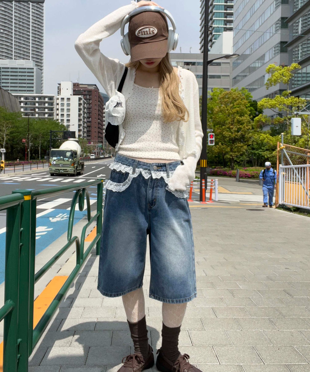 デニム中濃 モデル：160㎝ F着用