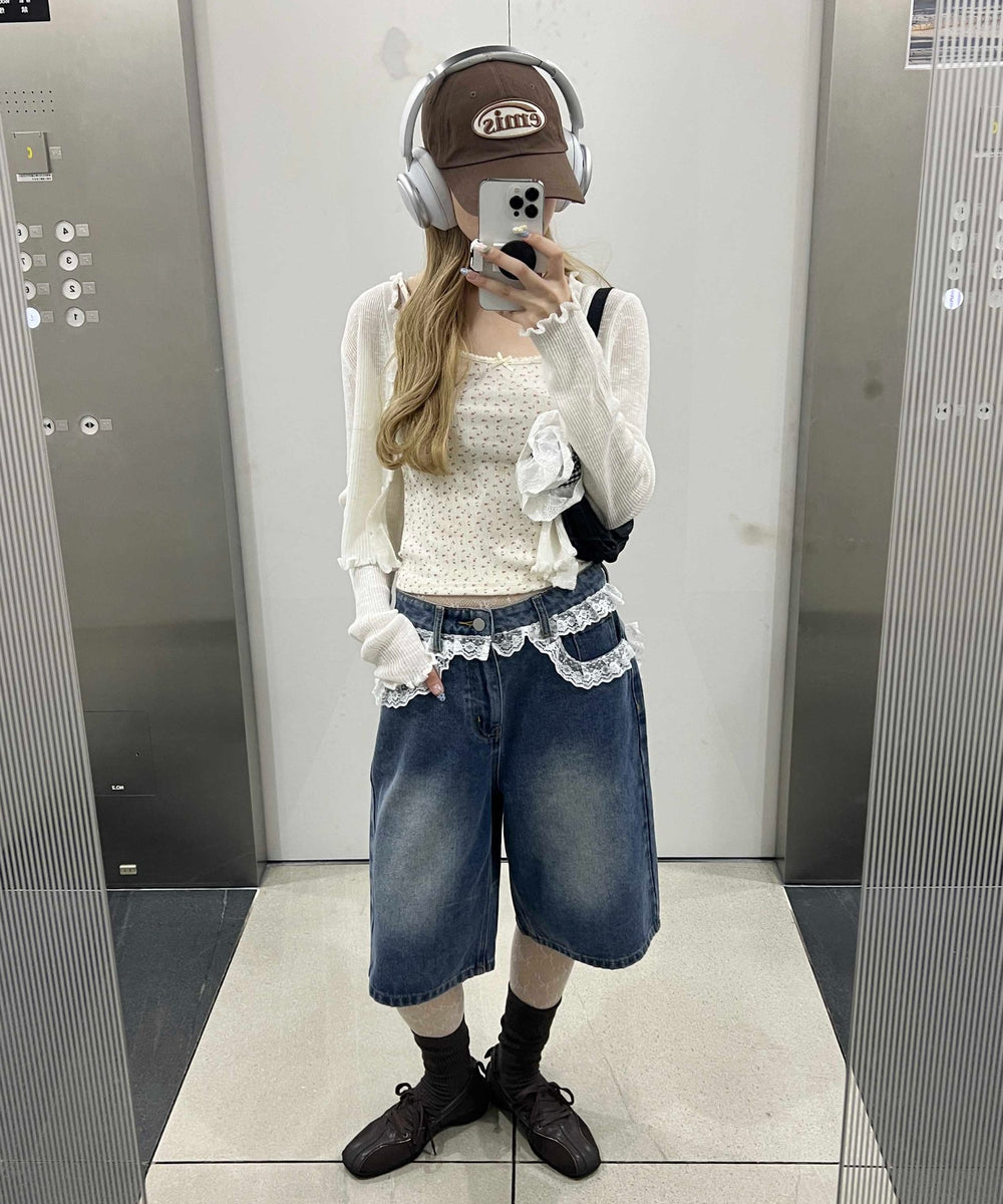 デニム中濃 モデル：160㎝ F着用