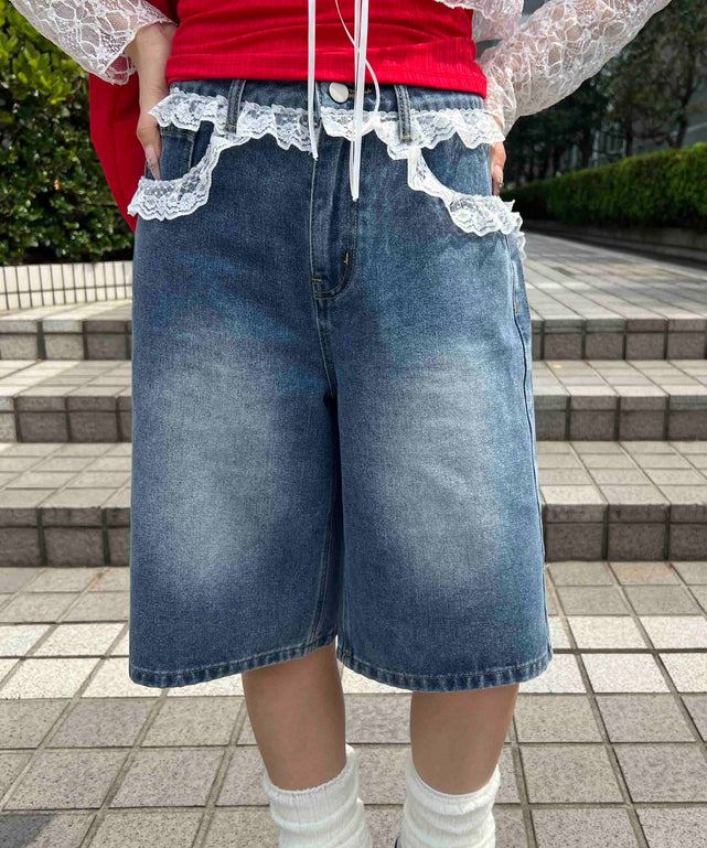 デニム中濃 モデル：155㎝ F着用