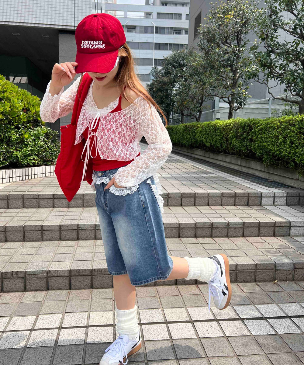 デニム中濃 モデル：155㎝ F着用