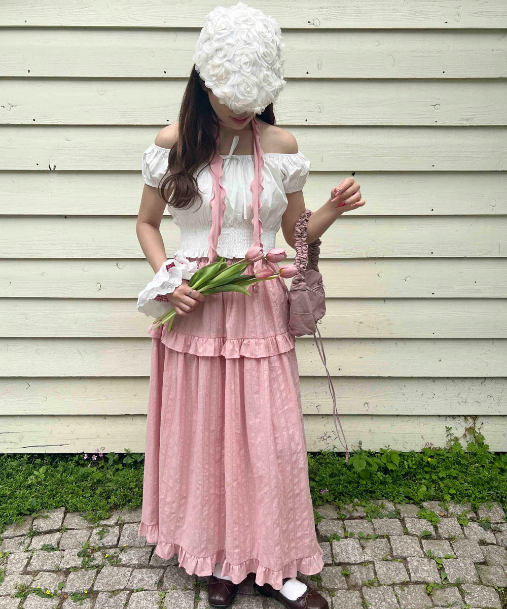 ピンク モデル：160㎝ F着用