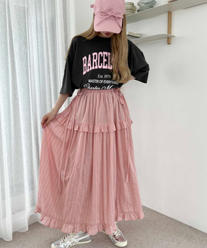 ピンク モデル：160㎝ F着用