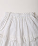 ショルダーリボンコットンレースロングスカート