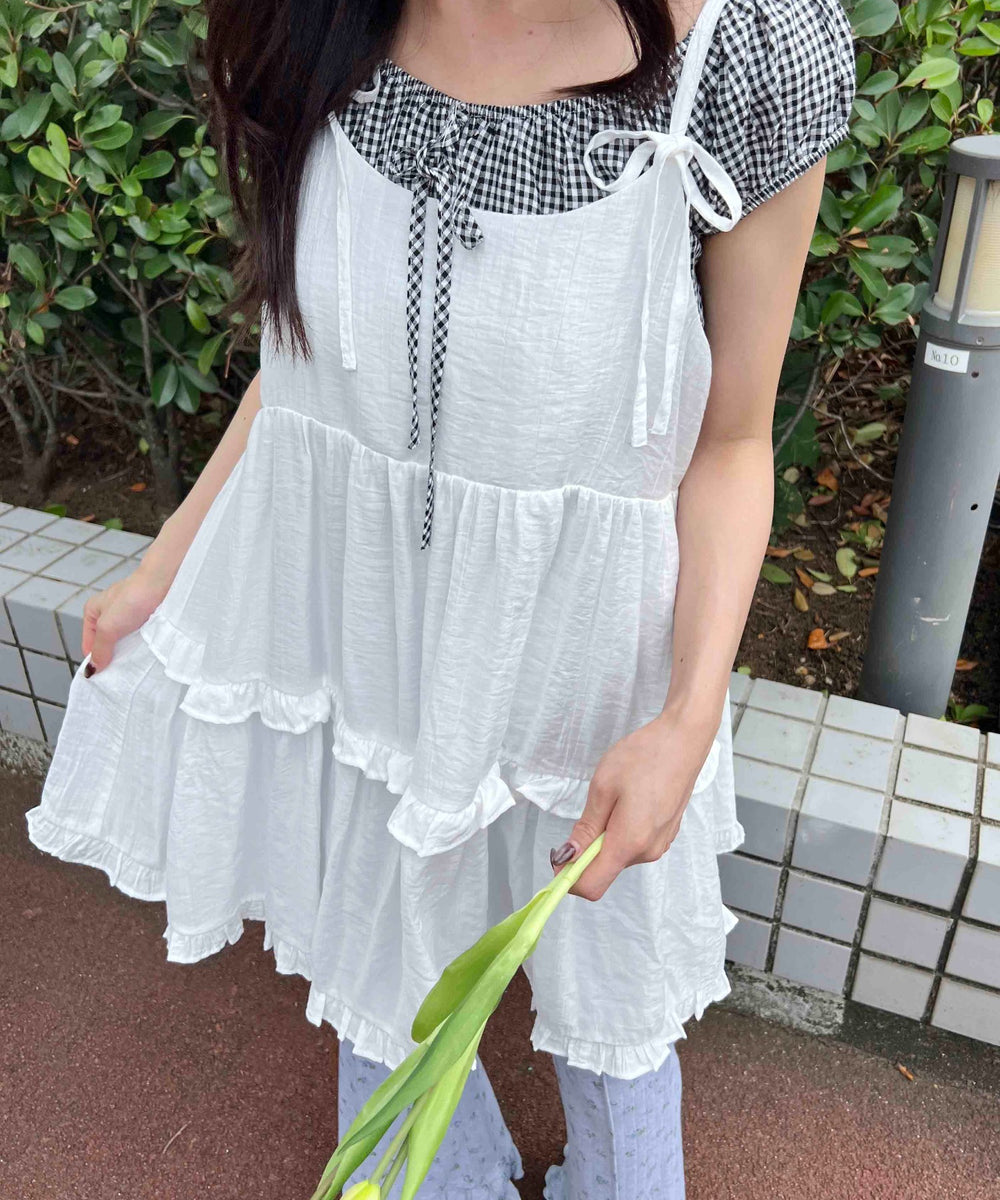 ホワイト モデル：157㎝ F着用