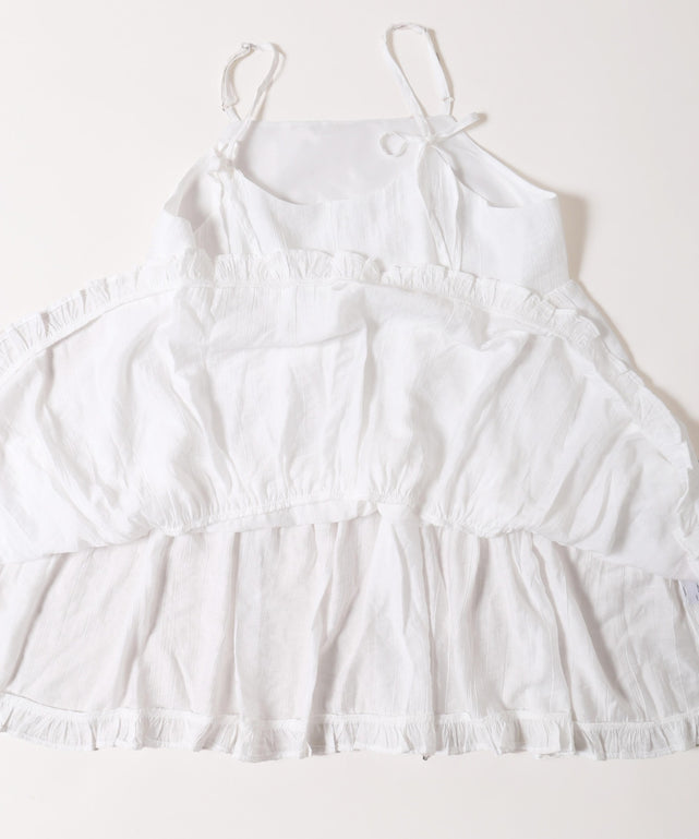 リボンティアードミニキャミワンピース