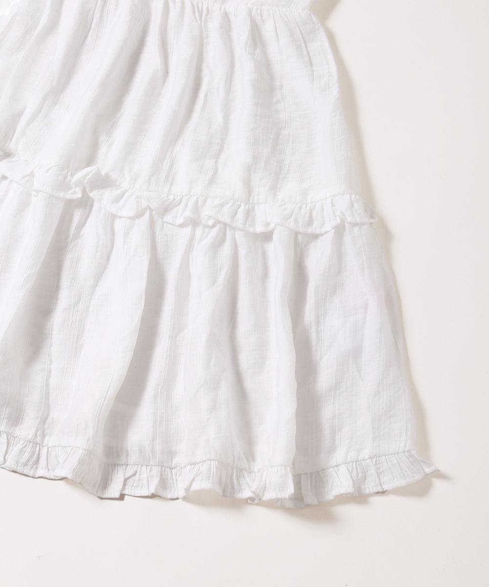 リボンティアードミニキャミワンピース