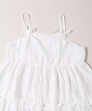 リボンティアードミニキャミワンピース