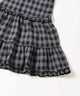 フリルキリカエチェックキャミワンピース