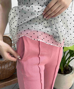 ピンク モデル：160㎝ F着用