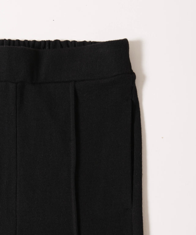 無地フリルフレアパンツ