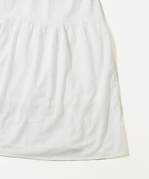 コットンレースロングキャミワンピース