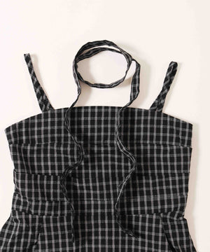 チョーカーセットチェックキャミ