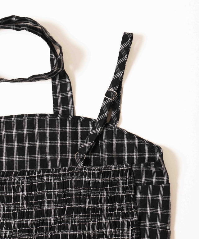 チョーカーセットチェックキャミ