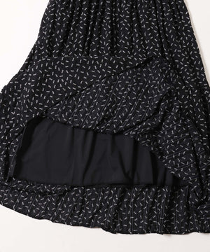 シュシュセットフラワーロングキャミワンピース