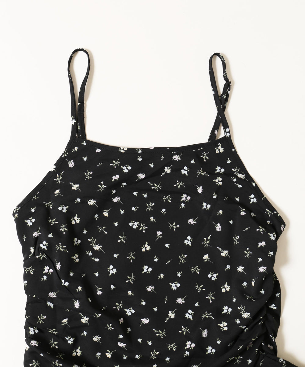 アシメフリルフラワーキャミ