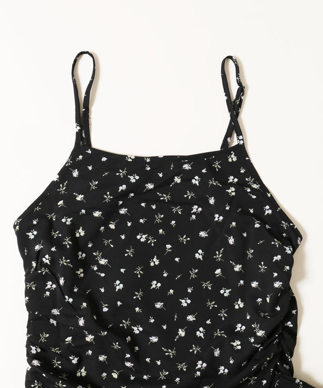 アシメフリルフラワーキャミ