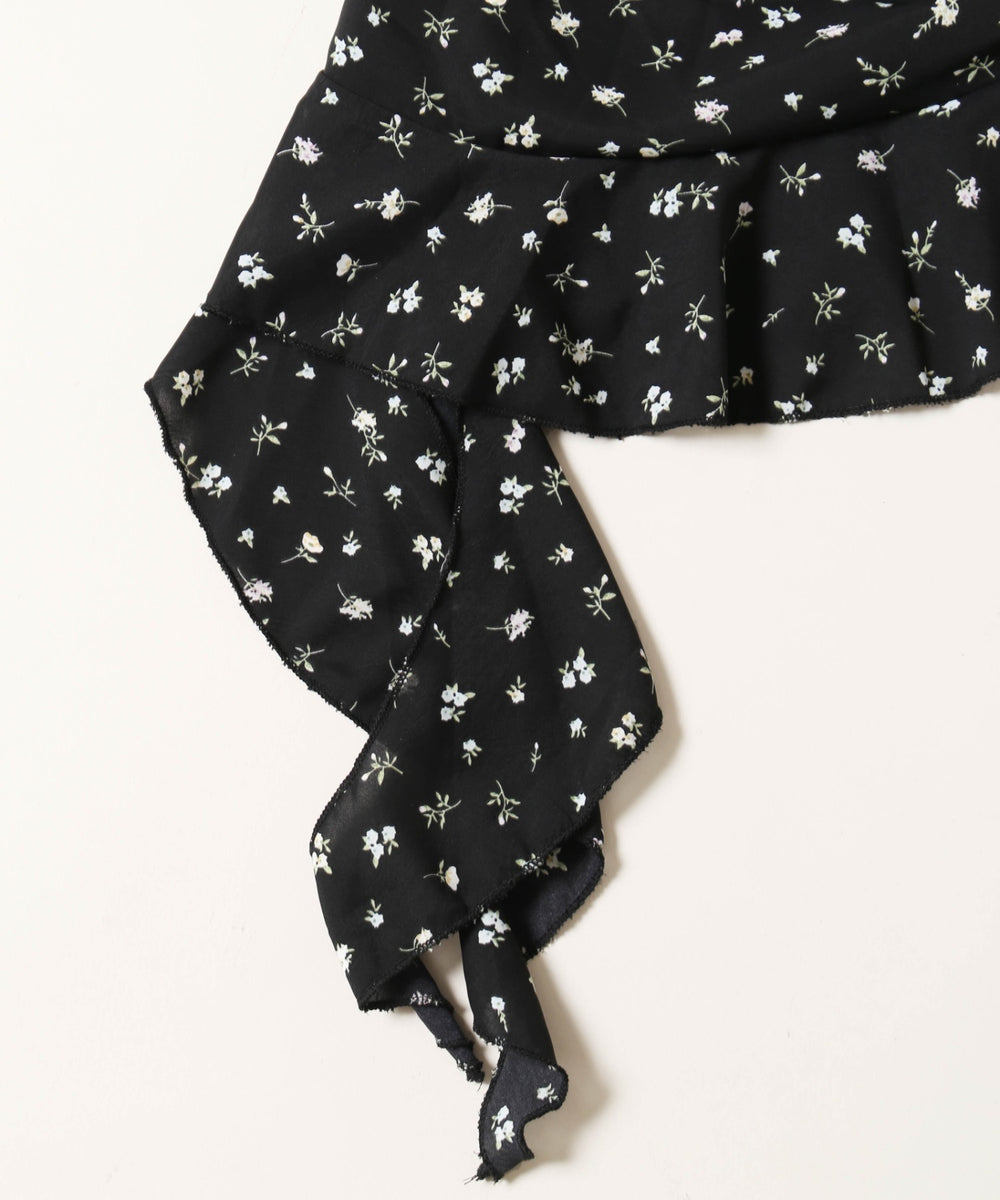 アシメフリルフラワーキャミ