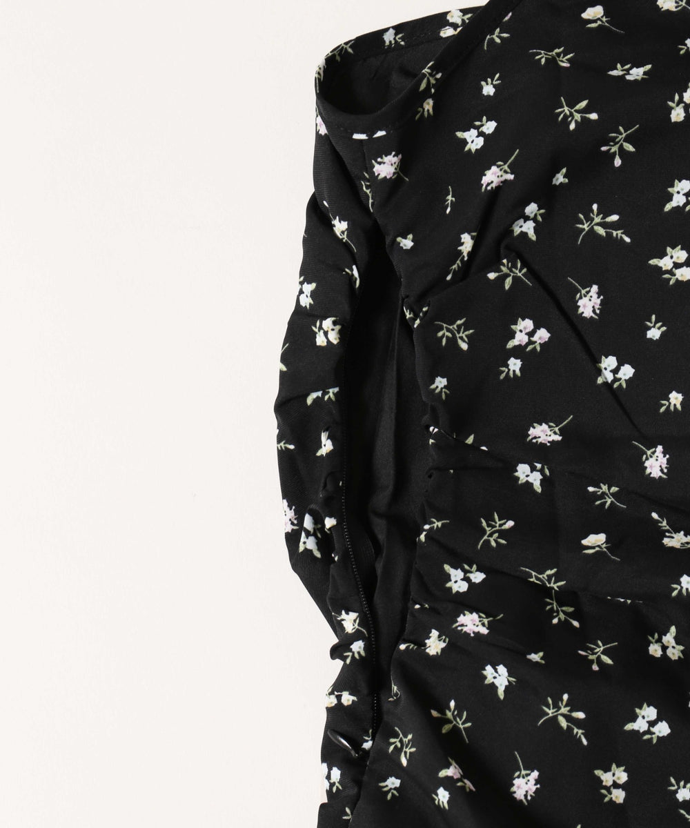 アシメフリルフラワーキャミ