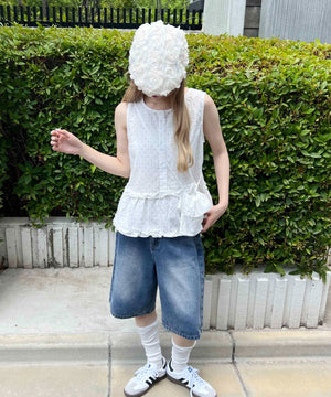 ホワイト モデル：160㎝ F着用