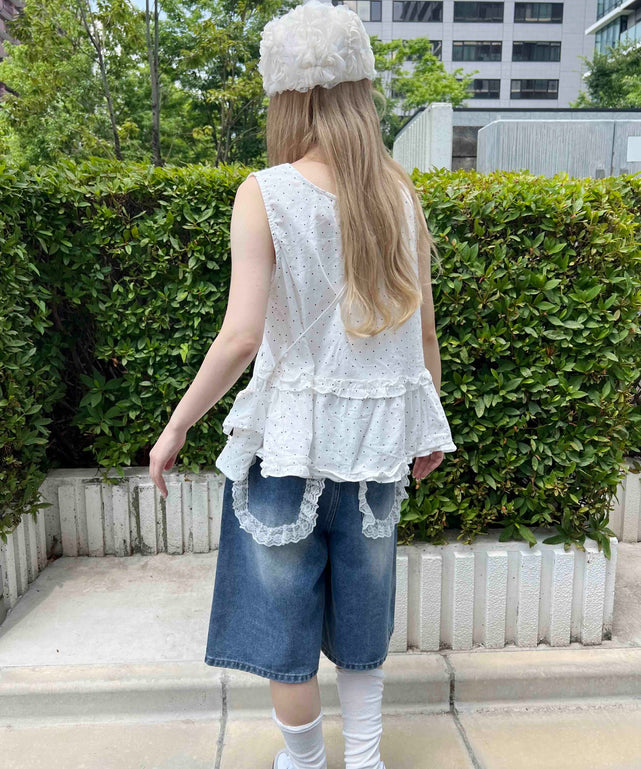 ホワイト モデル：160㎝ F着用