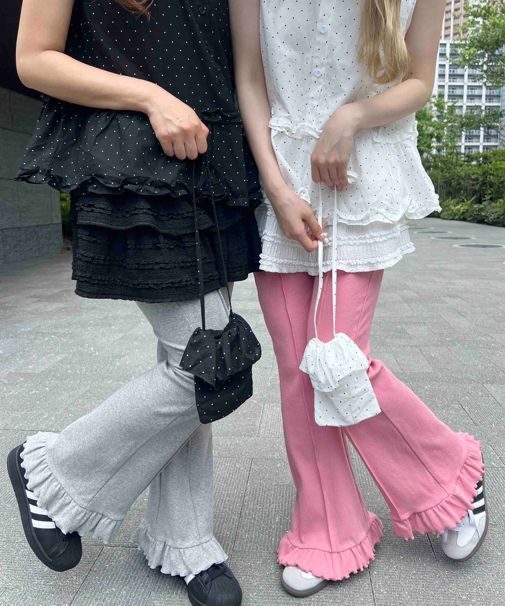 ミニショルダーセットドットタンクトップ