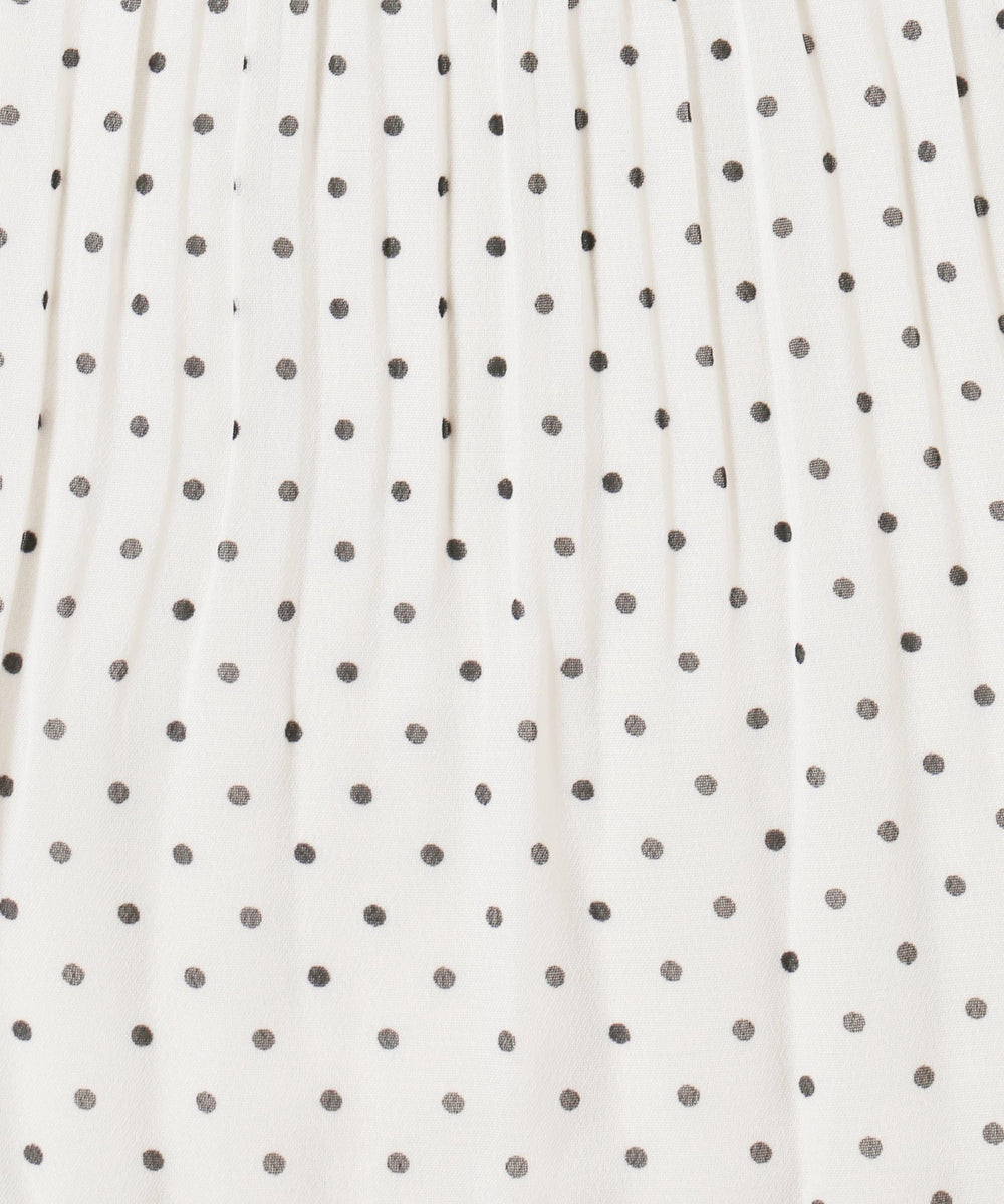 ドットティアードロングスカート