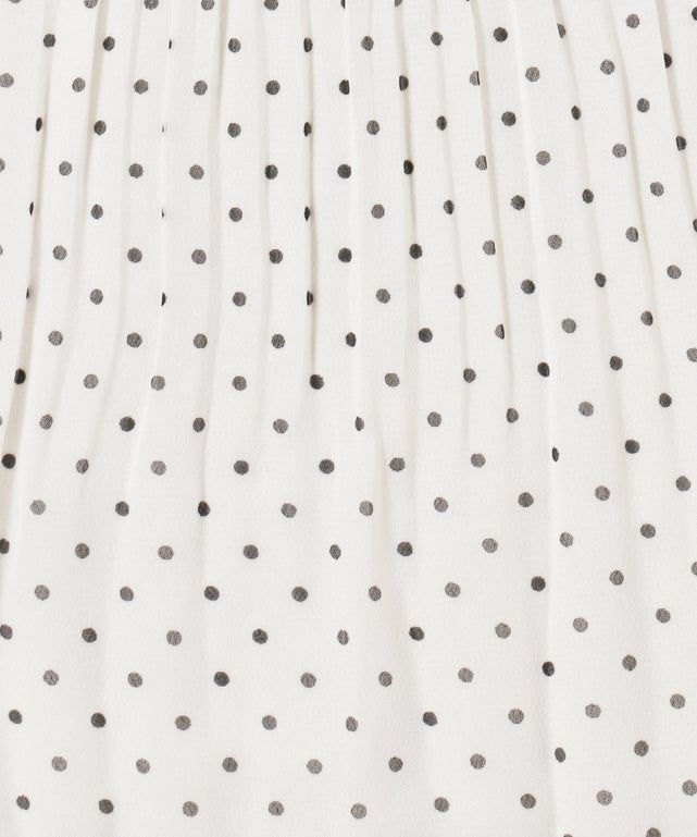 ドットティアードロングスカート