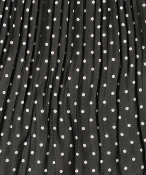 ドットティアードロングスカート