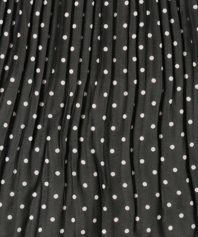 ドットティアードロングスカート