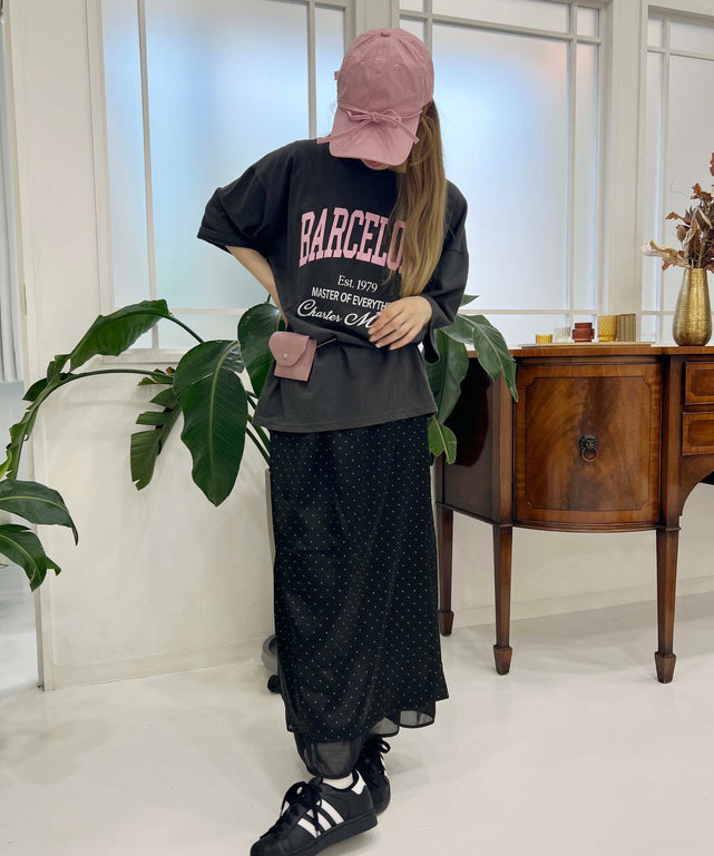 ドットレイヤードロングスカート – WEGO ONLINE STORE