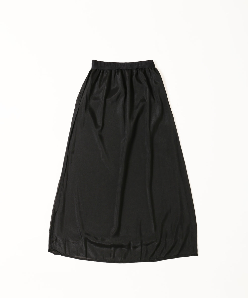 ドットレイヤードロングスカート