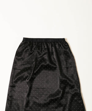 ドットレイヤードロングスカート