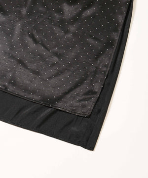 ドットレイヤードロングスカート