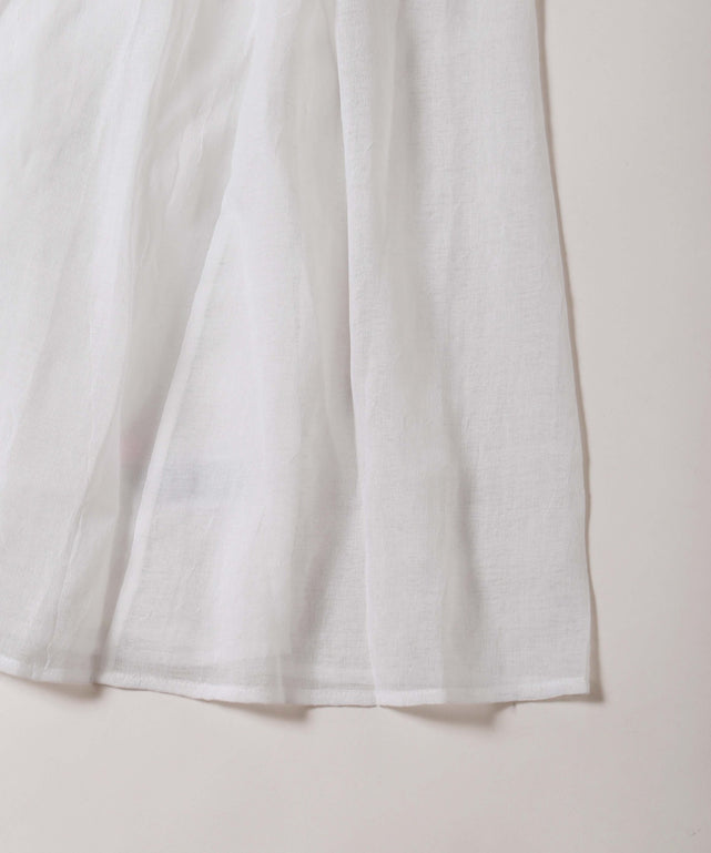 ボリュームシアーロングキャミワンピ