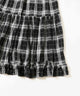 オンブレチェックティアードロングスカート