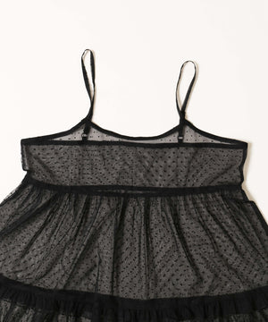 ドットシアーキャミミニワンピース