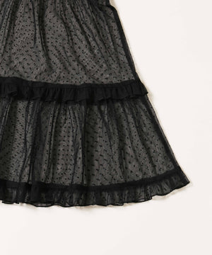 ドットシアーキャミミニワンピース