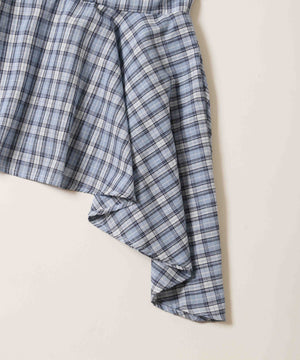 レースチョーカーセットチェックイレヘムキャミワンピース