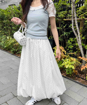 ホワイト モデル：157㎝ F着用