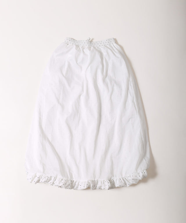 未使用タグ付き　ピースナウ　バルーンスカート　白×黒 adidas original】 新品未使用タグ付きバルーンスカート