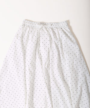 ドットロングバルーンスカート