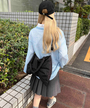 ルーズメッシュニット