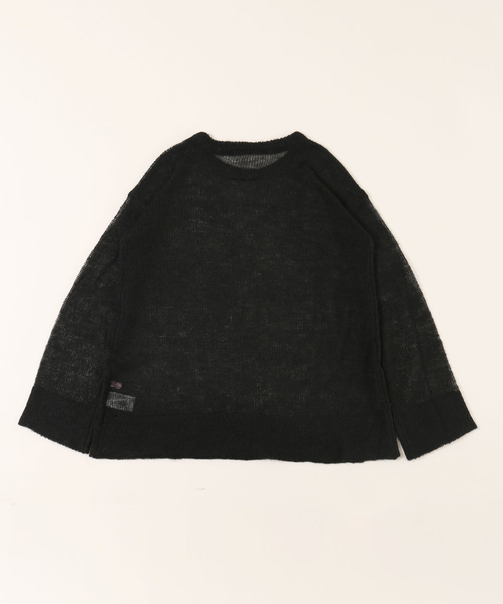 ルーズメッシュニット