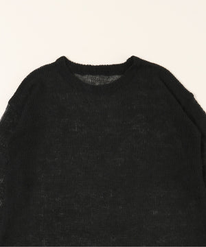 ルーズメッシュニット