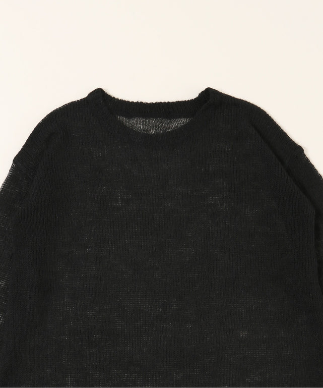 ルーズメッシュニット